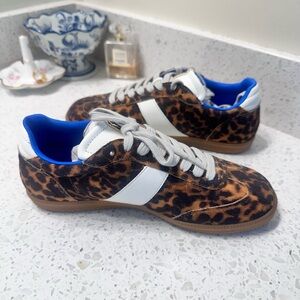Shu Shop Cheetah Sneakers 6.5 NWT